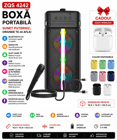 Boxa Bluetooth ZQS 4242