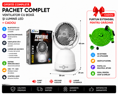 Boxa portabilă ZQS-F802 este creată pentru iubitorii de muzică mereu în mișcare. Fie că te bucuri de o zi în aer liber, organizezi un eveniment sau pur și simplu te relaxezi, această boxă compactă, dar puternică, este perfectă pentru orice ocazie.